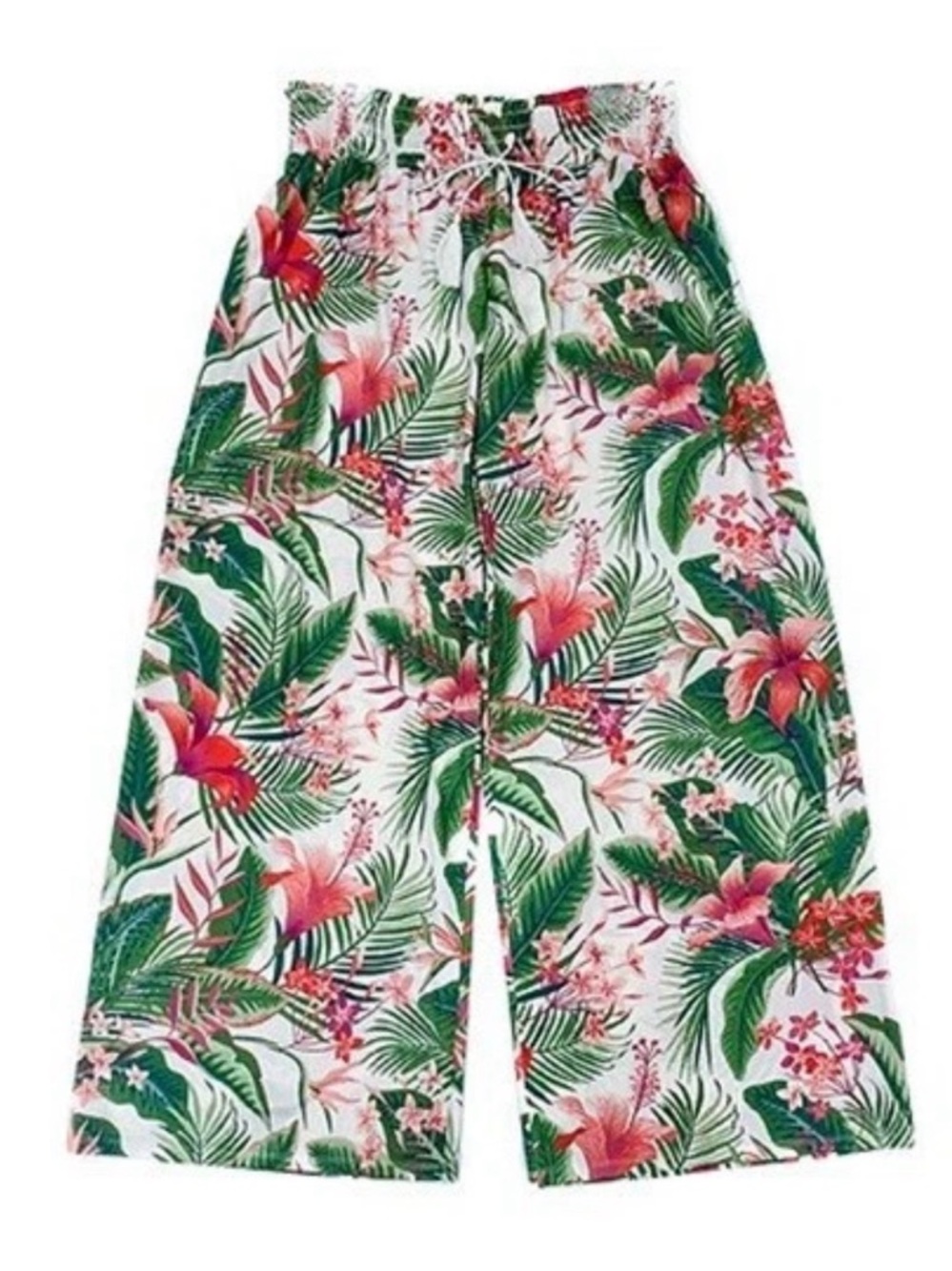 West Loop Hawaiian Floral Wide Leg Palazzo Pants Large Beachwear Vacation
Sz XL